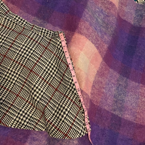 American Apparel houndstooth plaid mini skirt - Picture 6 of 6